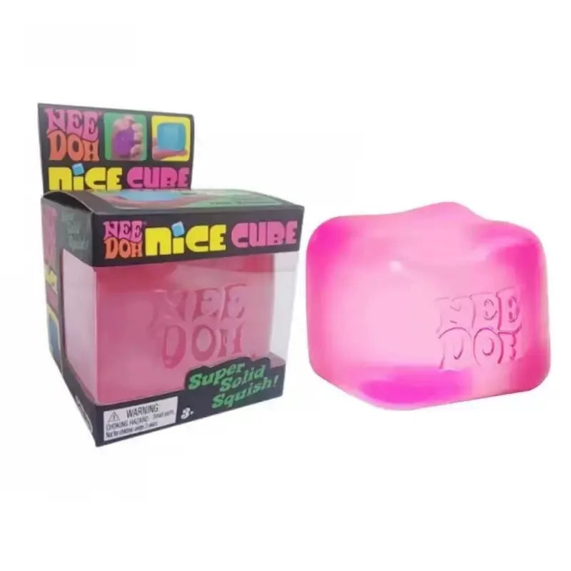 Ice Cube Squishy Fidget Toy Sensory Stress Relief Block
