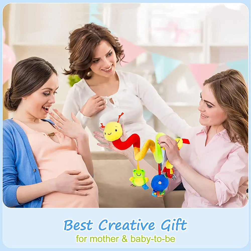 Musical Spiral Crib Stroller Toy Hanging Car Seat Rattle