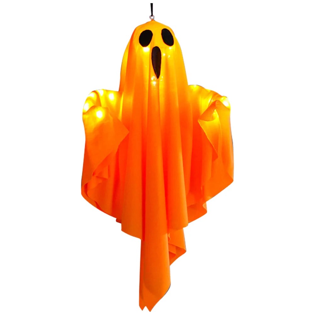 LED Hanging Ghost Light Outdoor Halloween Decor