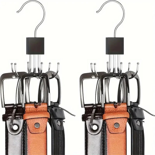 360 Rotating Storage Hanger Hook Multi Claw Closet Belt Rack