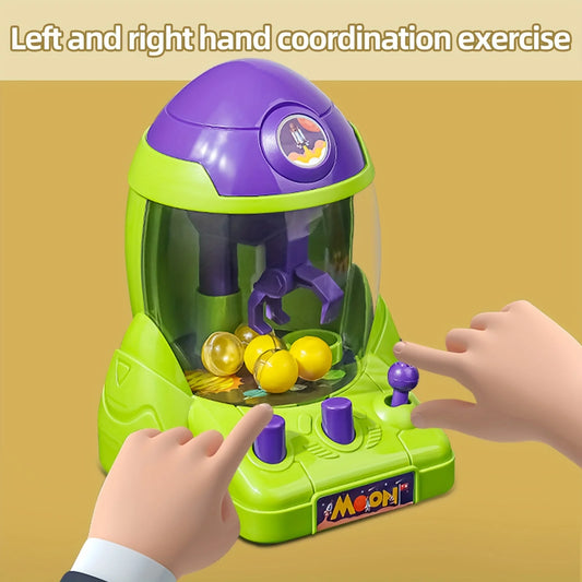 Space Rocket Arcade Claw Game Ball Grabber Machine Toy