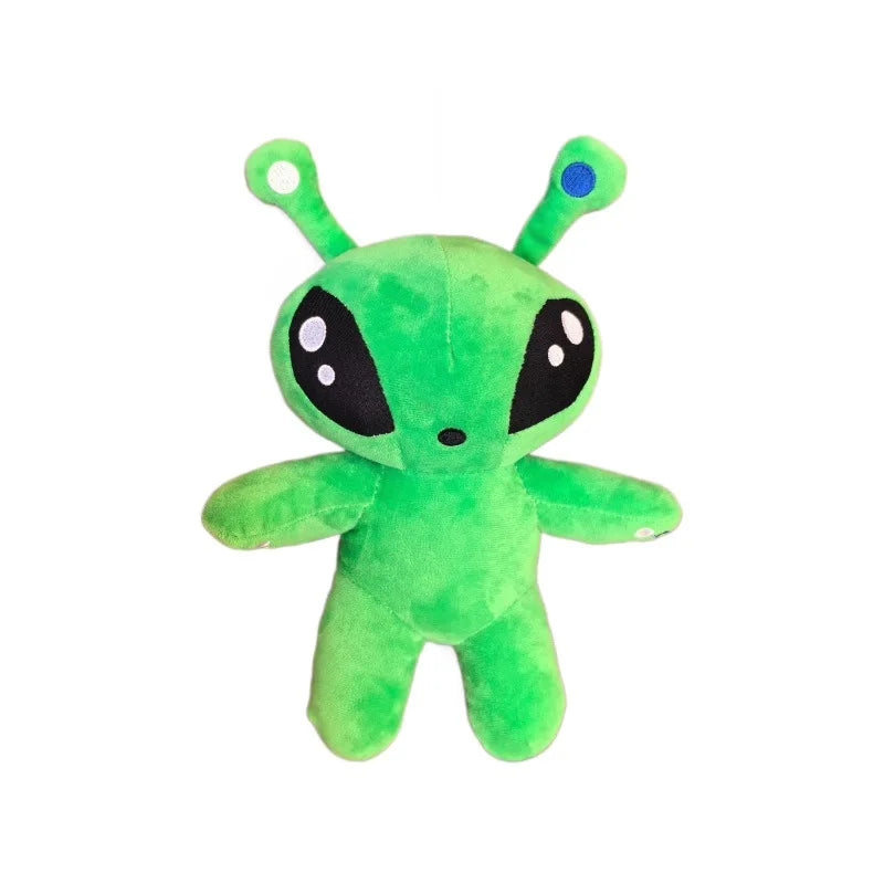 Green Alien Plush Toy 30cm Soft Tentacle Horn Pillow