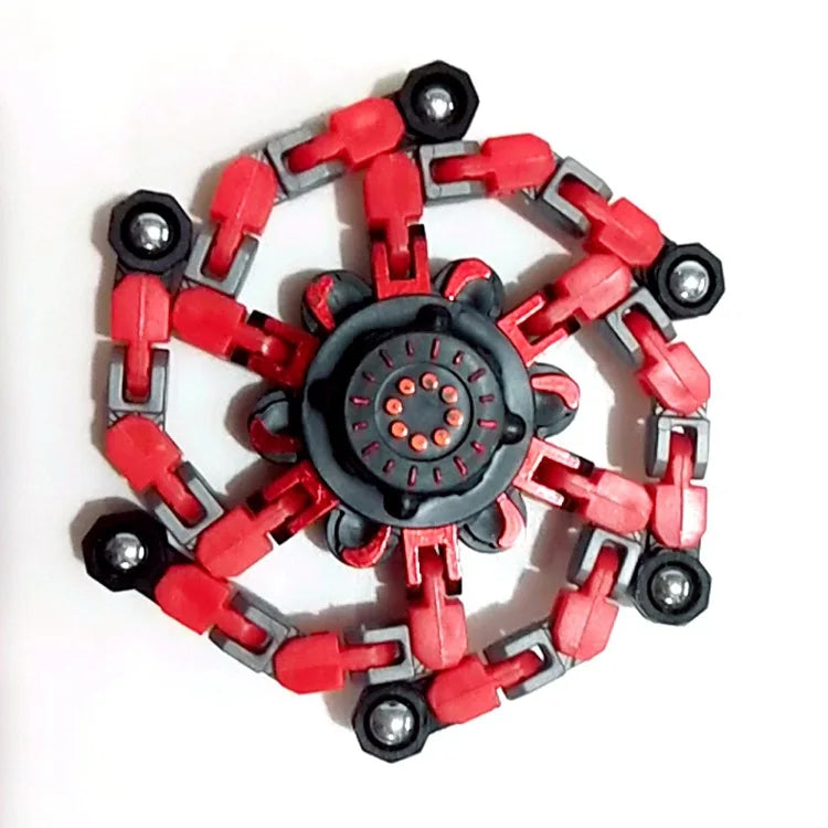 Deformable Fidget Spinner Chain Toy Robot Gyro