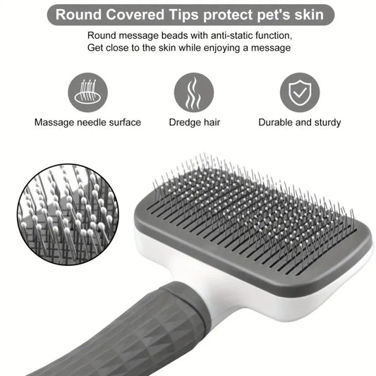 Universal Pet Detangling Brush Massaging Grooming Comb