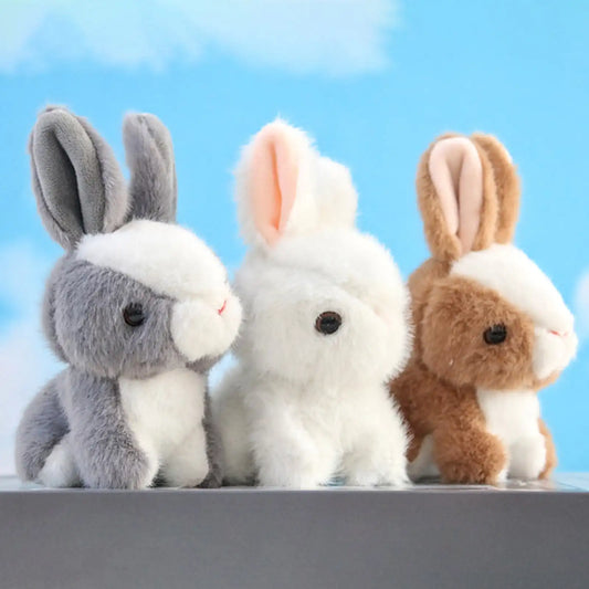 Plush Bunny Rabbit Toy Stuffed Animal Bag Pendant