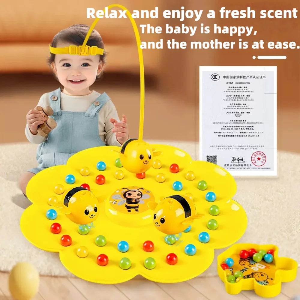 Bee Board Game Fishing Toy Interactive Educational Set