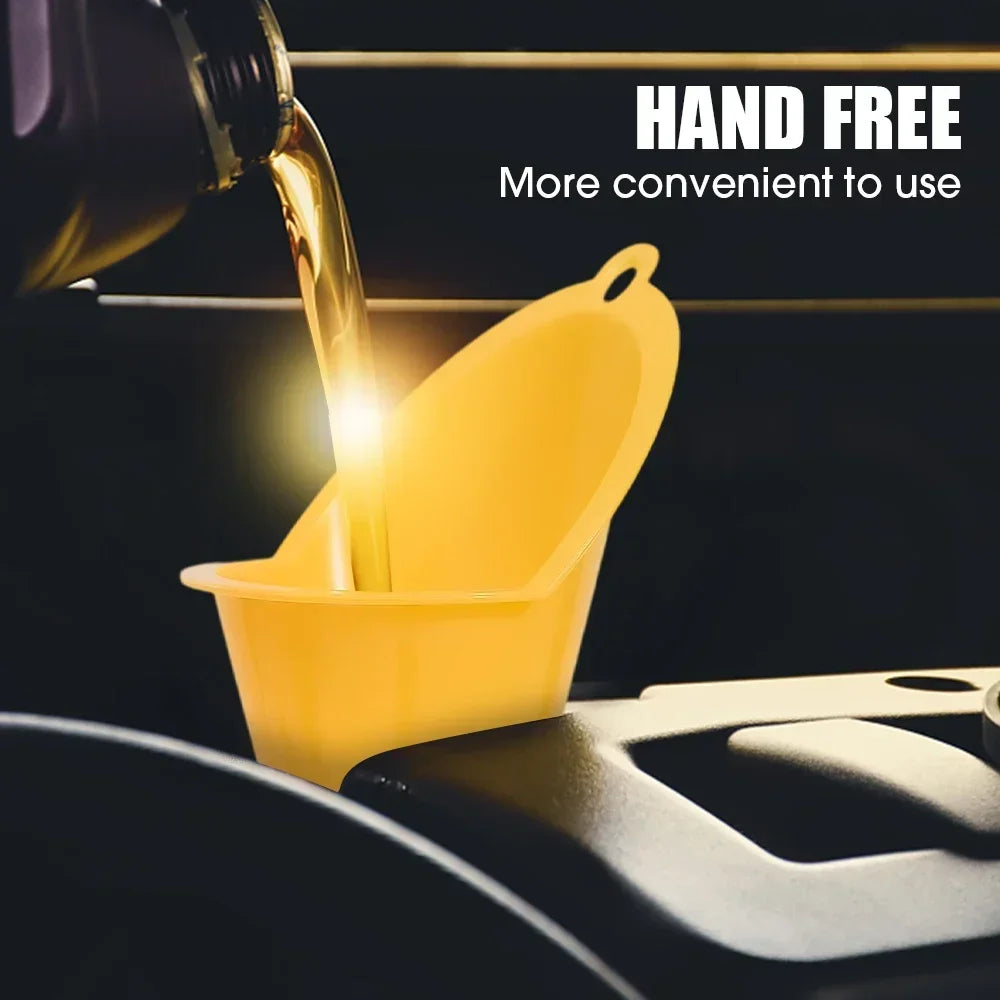 Car Long Stem Funnel Anti Splash Fuel Filling Tool
