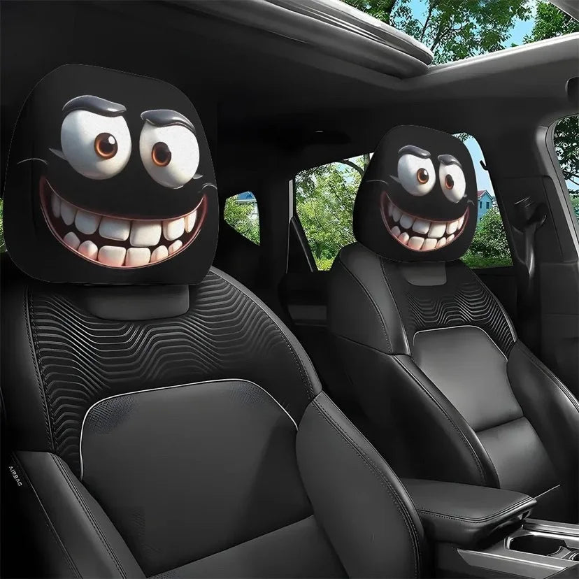 Halloween Car Headrest Covers Decorative Auto Seat Pillowcase