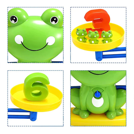 Frog Math Balance Scale: Early Math Learning Toy for Addition & Subtraction
