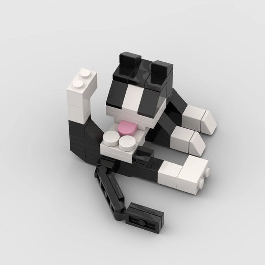 Animal Series MOC Building Blocks DIY Cat Figures Set