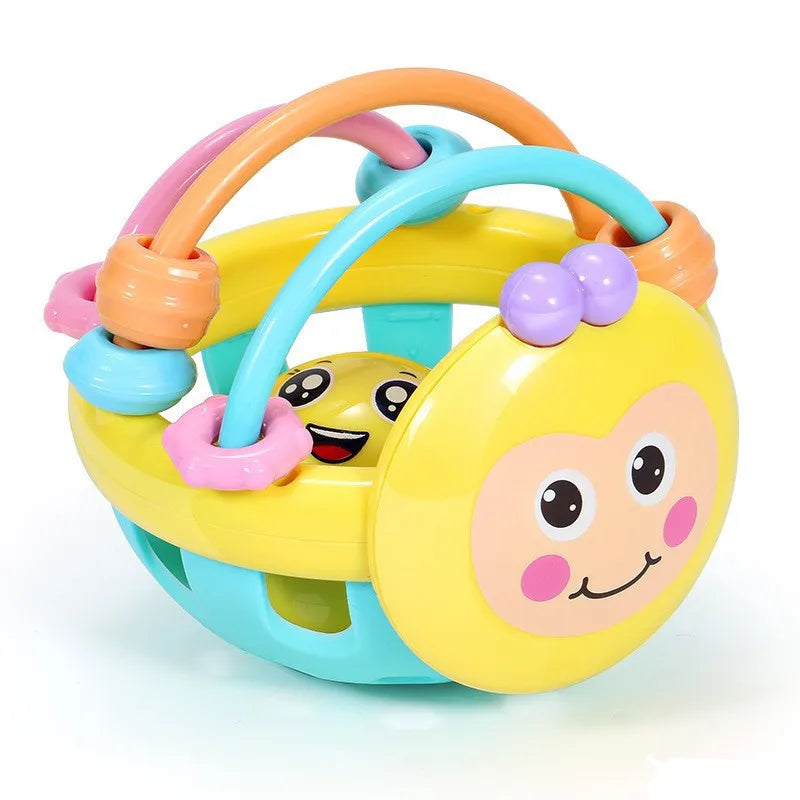 Baby Soft Teething Ball Toy Sensory Teether Rattle
