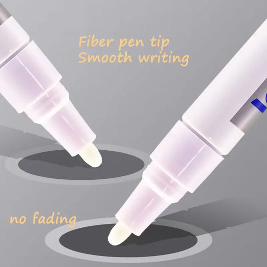 2Pcs colored Permanent Paint Pen Colorful Tire Markers Rubber Car Tyre Tread Markers Pens Quick Dry Waterproof for Metal Rocks
