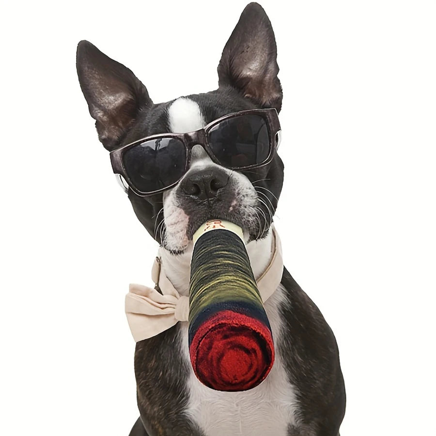 Plush Squeaky Dog Toy Stuffed Fleece Pet Chew Toy
