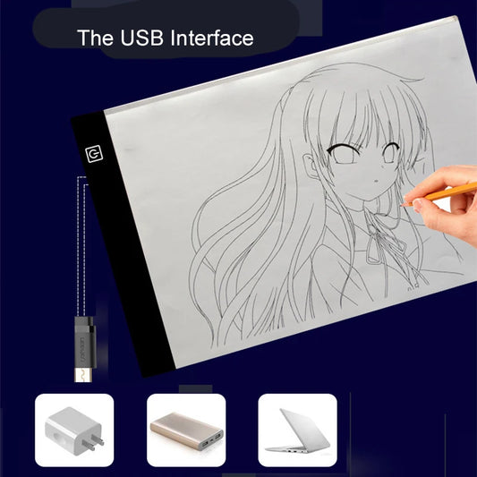 LED Drawing Copy Pad Dimmable Tracing Light Board