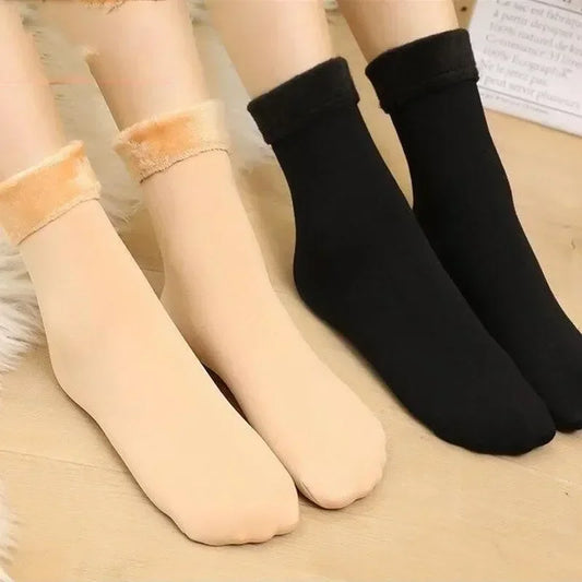 Women Winter Thicken Warm Short Socks Thermal Velvet