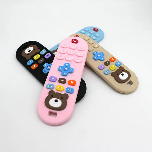Silicone Baby Teething Remote Toy Infant Control Teether