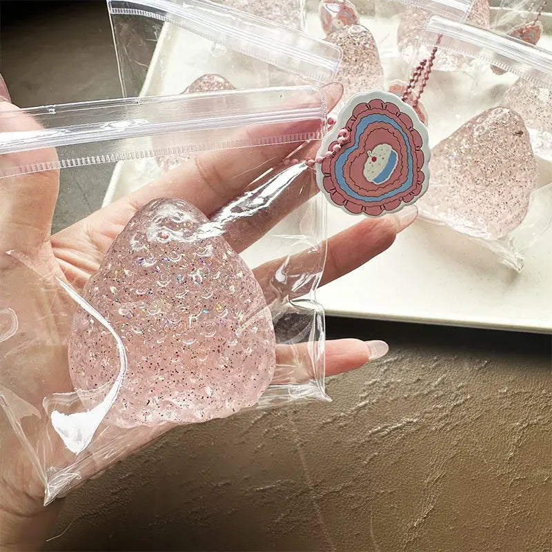 Strawberry Squeeze Taba Squishy Toy Kawaii Fidget
