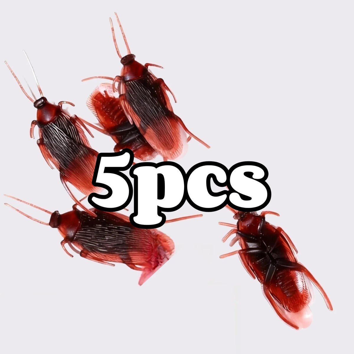 Fake Cockroach Prank Toys 50Pcs Realistic Insect Set