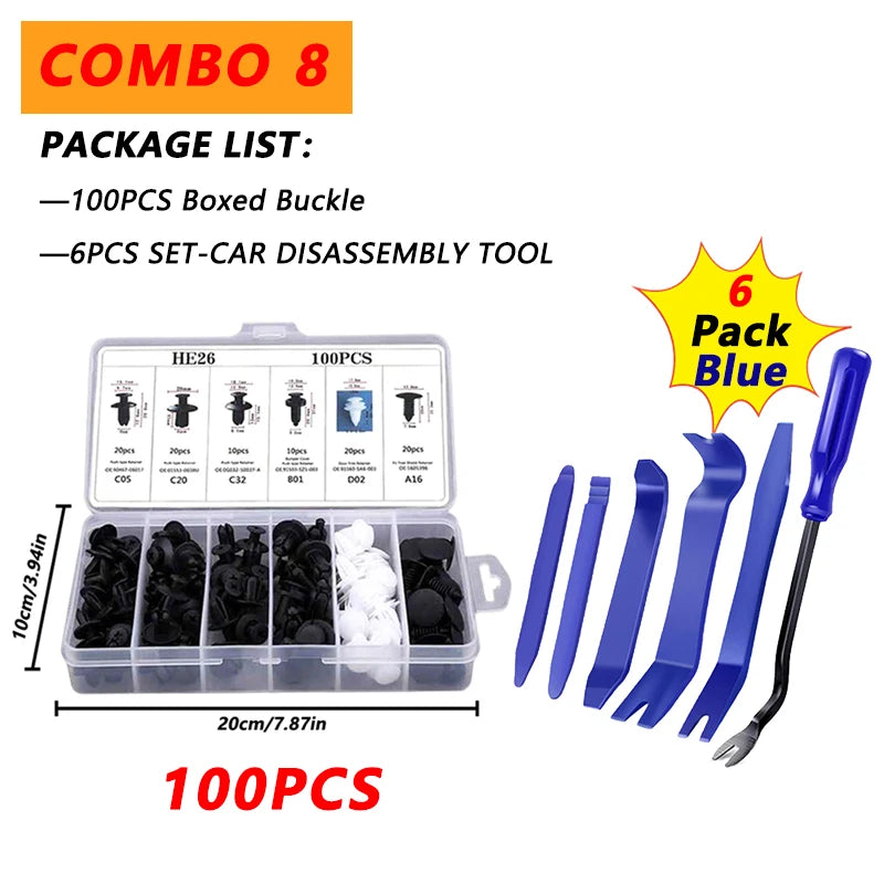 Car Trim Removal Tool Kit Dashboard Plastic Pry Tools