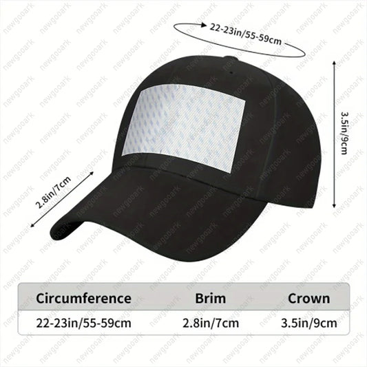 Red Adjustable Baseball Cap Sun Hat Graphic Animation Adult Cap