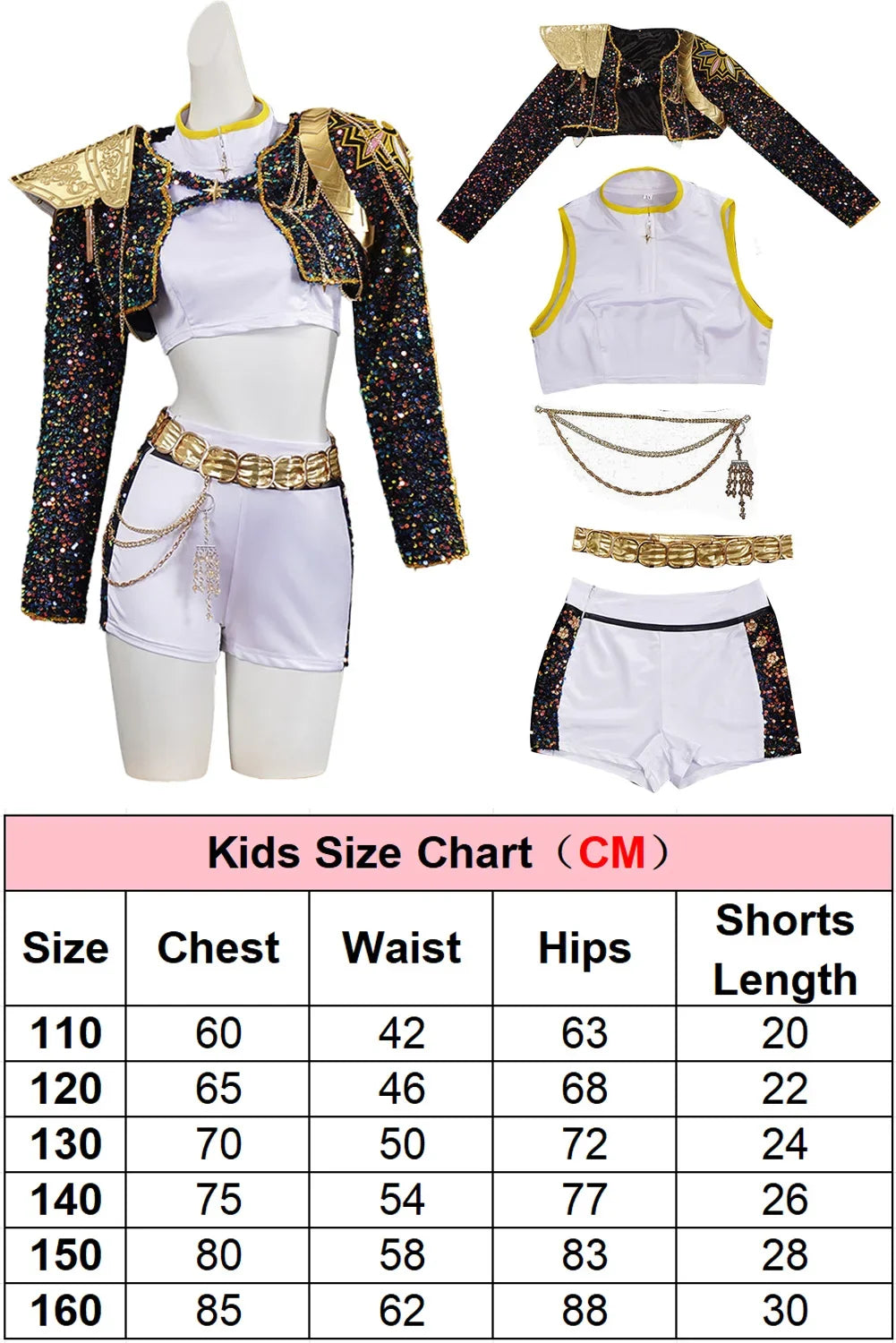 Kids Queen Cosplay Costume Girls Party Uniform Set