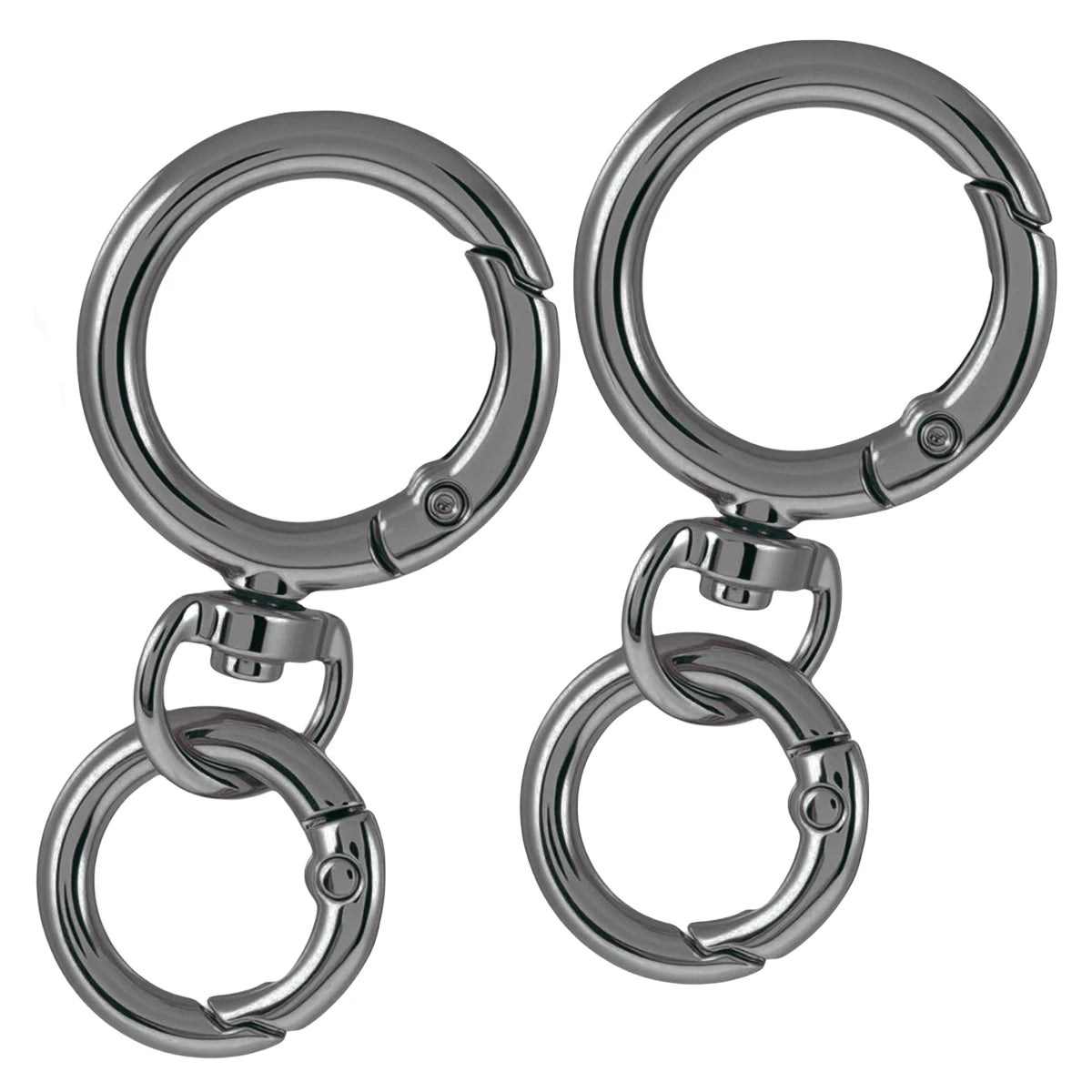 Spring Snap Carabiner Clip Metal Swivel Trigger Hook O Rings