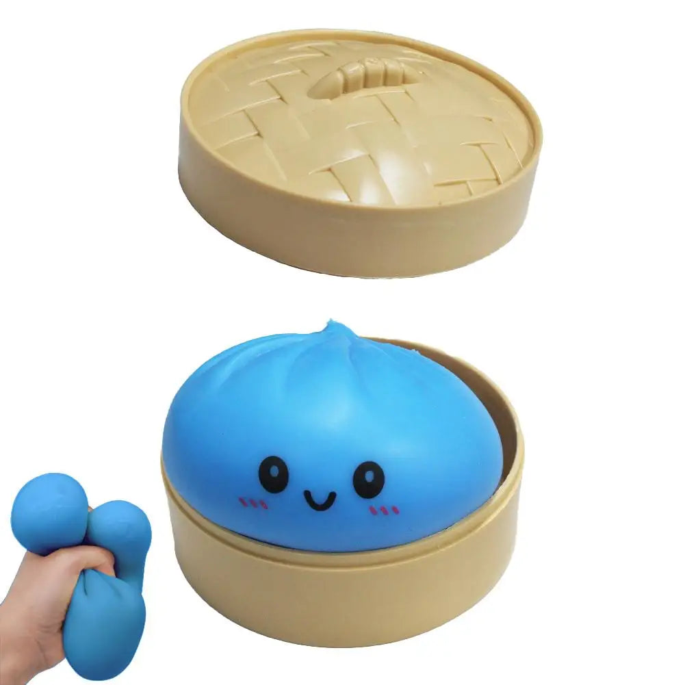 Steamed Bun Squishy Toy Squeezable Sensory Fidget