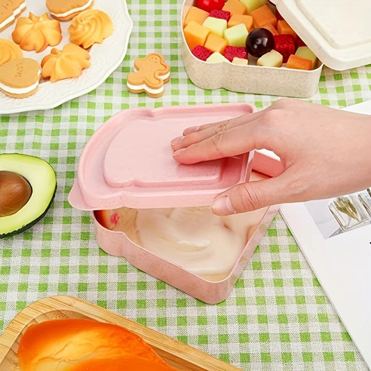 1/3pcs Reusable Bento Sandwich Box Set with Lid Microwave Safe Stackable Container for School Outdoor Picnic Kitchen Organizer