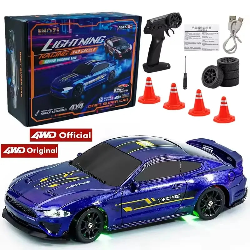 1:64 2.4G RC Drift Car 4WD Remote Control Mini Model