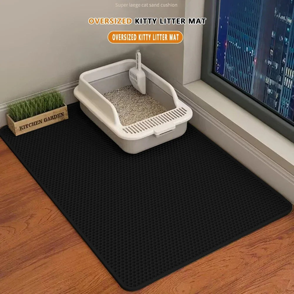 Cat Litter Mat 2 Layer Design Waterproof Pet Base