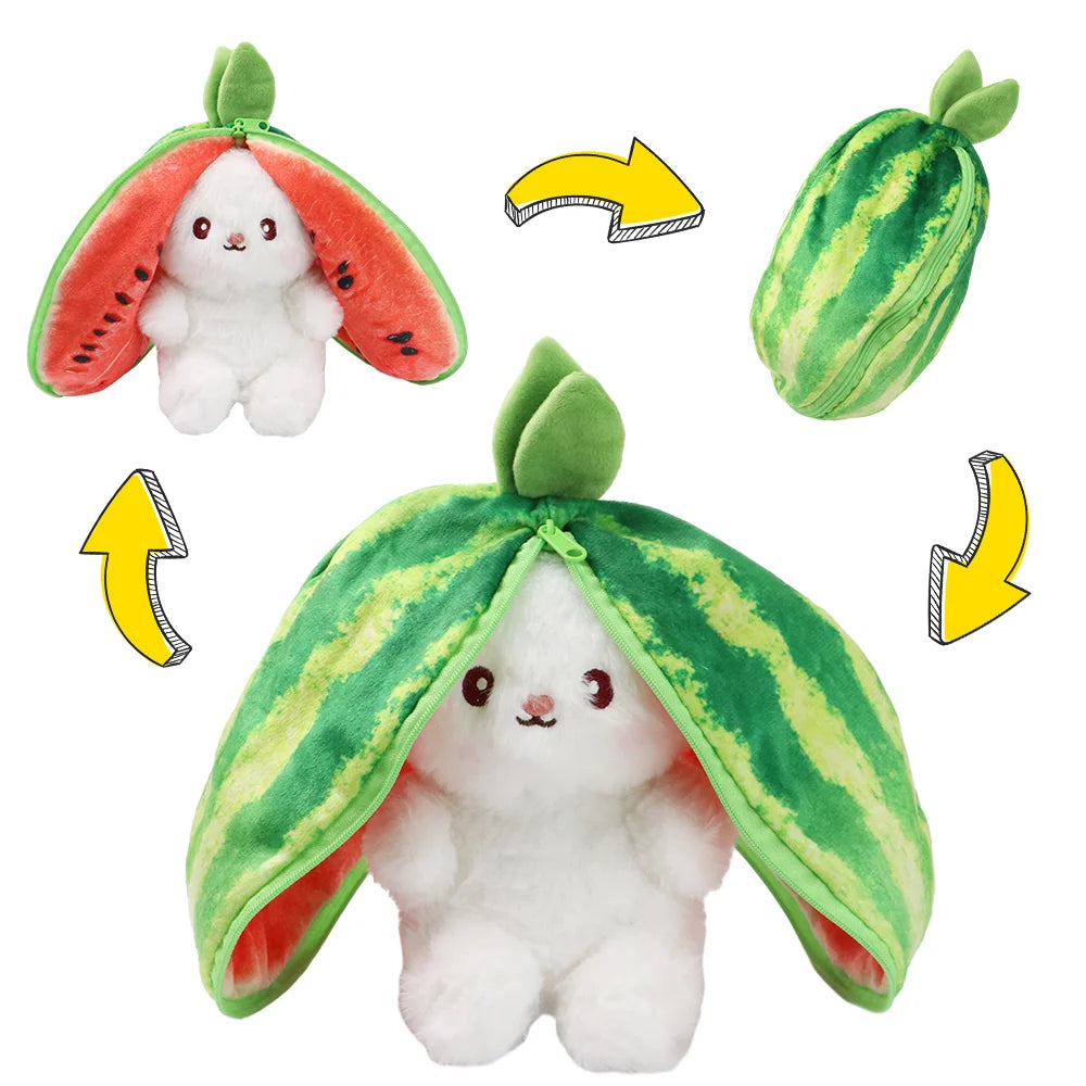 Cartoon Cat Stuffed Plush Doll Orange Cat Plushie Toy