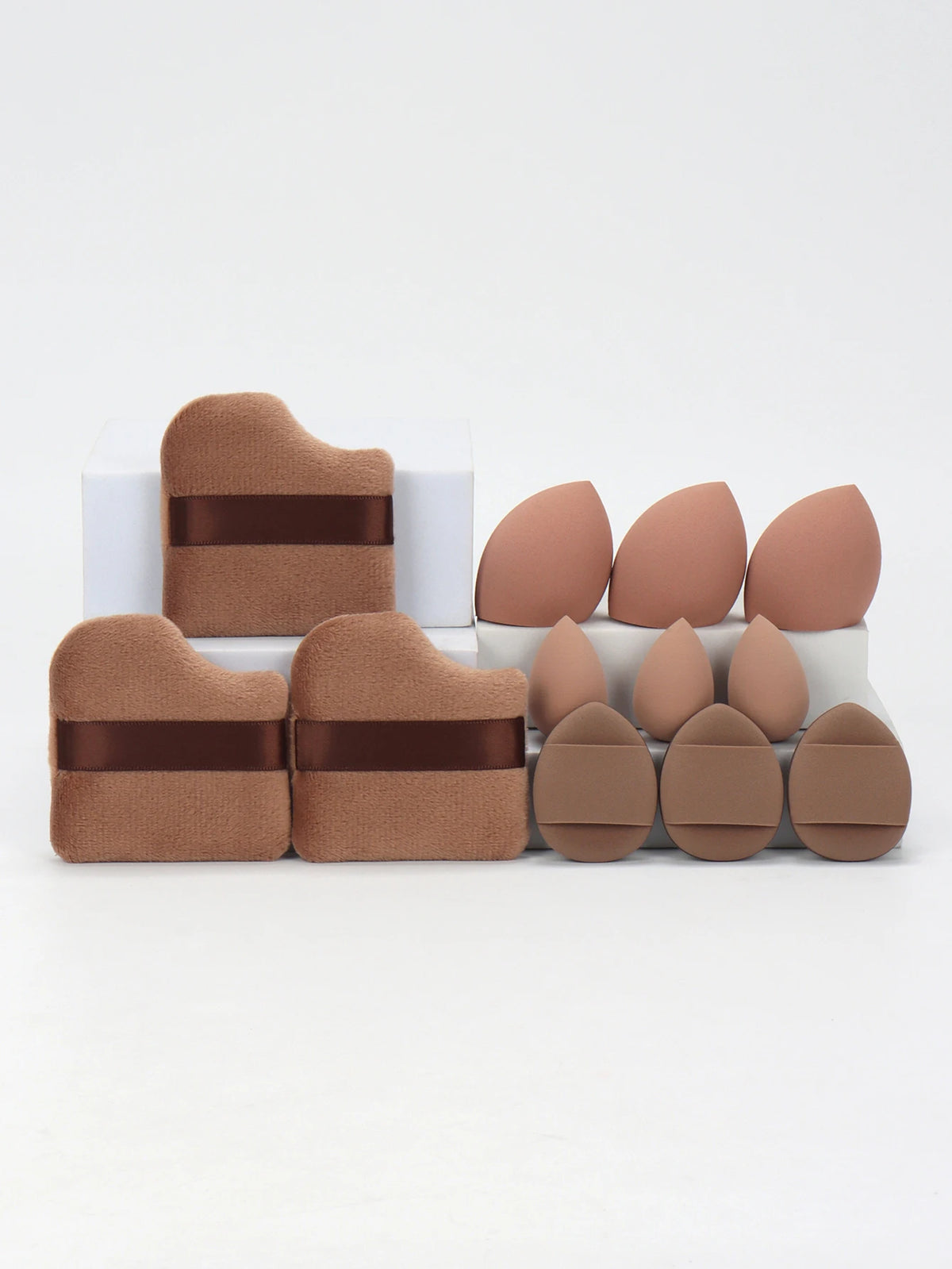 12 Piece All Purpose Makeup Sponge Set Powder Puffs