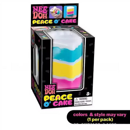 Ice Cube Squishy Fidget Toy Sensory Stress Relief Block
