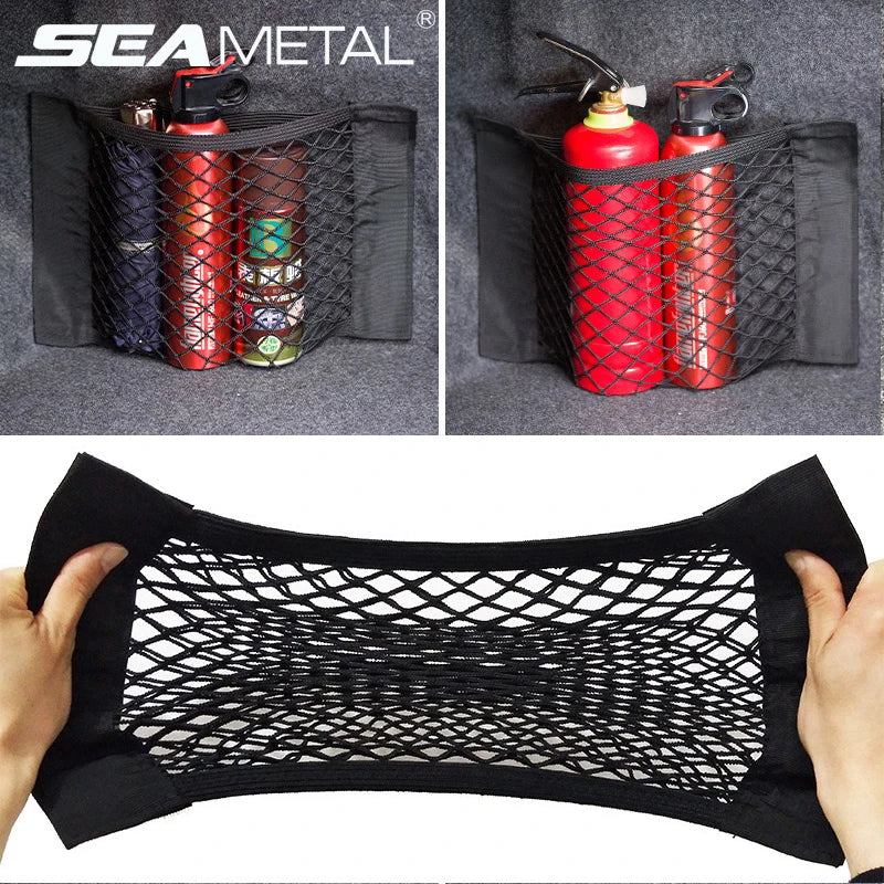 Car Trunk Mesh Organizer Tail Storage Net Pocket