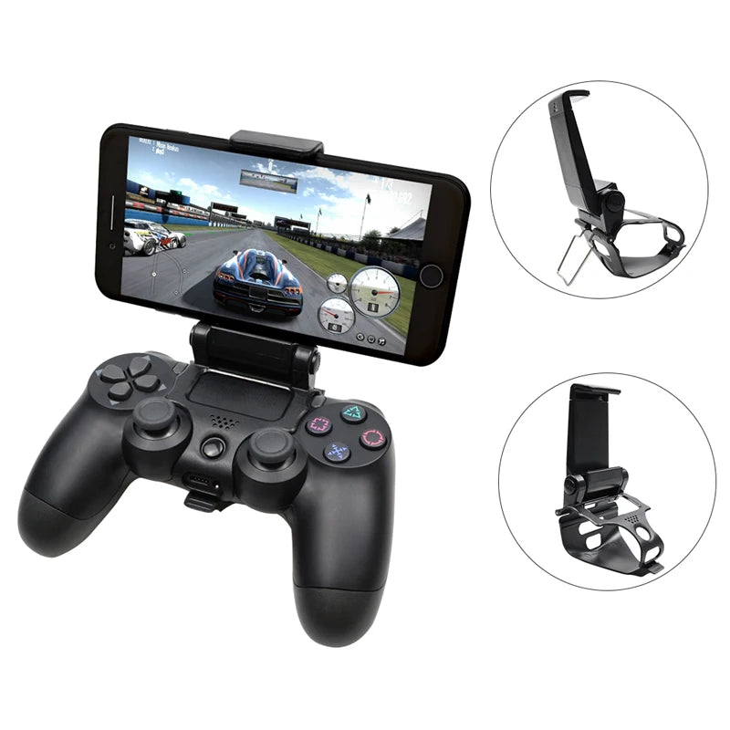 Mobile Cell Phone Stand For PS4 Controller Mount Hand Grip For PlayStation 4 Gamepad  Accessories For Samsung S9 S8 Clip