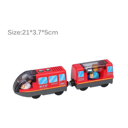 Electric Train Set Toy Engine Motorized Railway Car
