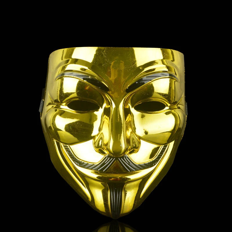 1Pc Halloween Masks V for Vendetta Mask Anonymous Guy Fawkes Halloween Party Gift for Adult Kids Film Theme Mask Cosplay Costume