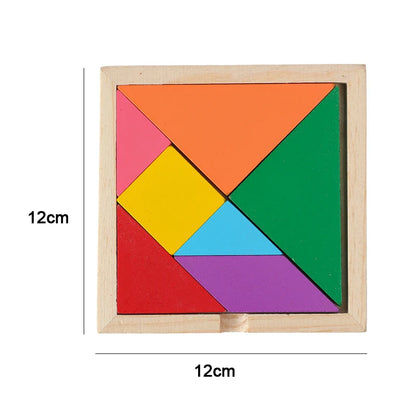 3D Wooden Puzzles For Kids Early Learning Toddler Toy