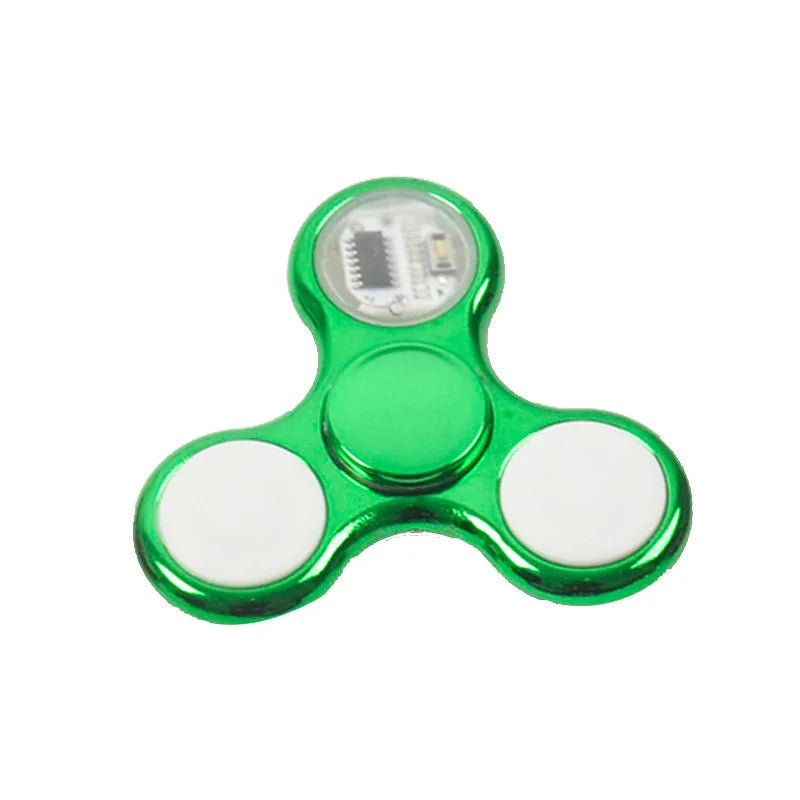 LED Light Luminous Fidget Spinner Glow In The Dark