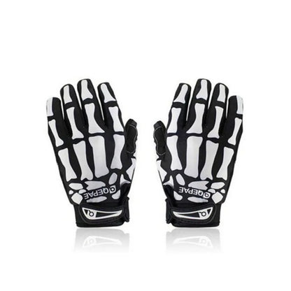 Skull Full Finger Knuckle Glove Anti-slip Mittens Motorcycle Cycling Winter Warm Mitten Unisex Sport Gloves Bicycle Equipment