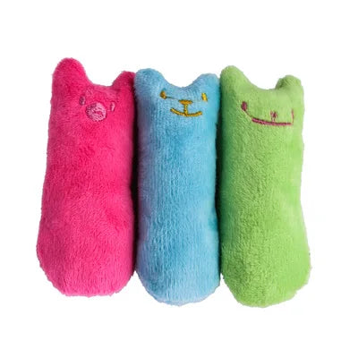 Catnip Plush Cat Chew Toy Interactive Kitten Teether