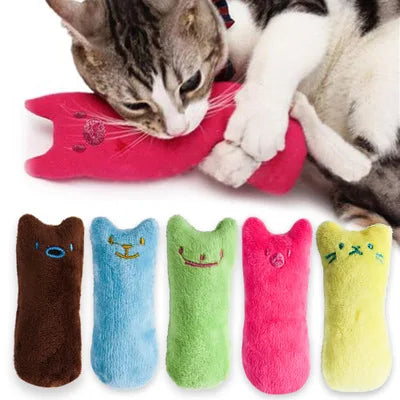 Catnip Plush Cat Chew Toy Interactive Kitten Teether