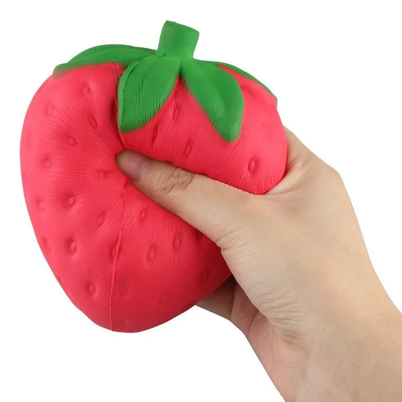 Jumbo Strawberry Squishy Toy Cream Scented Stress Relief