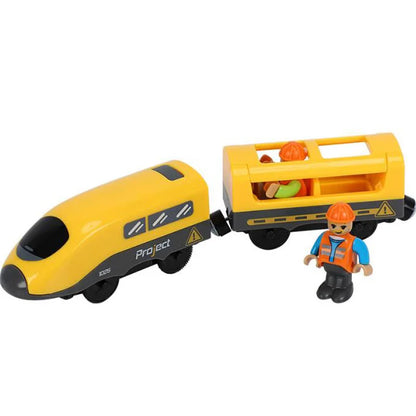 Electric Train Set Toy Engine Motorized Railway Car
