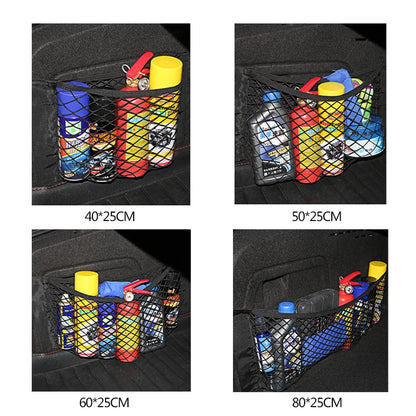 Car Trunk Mesh Organizer Tail Storage Net Pocket