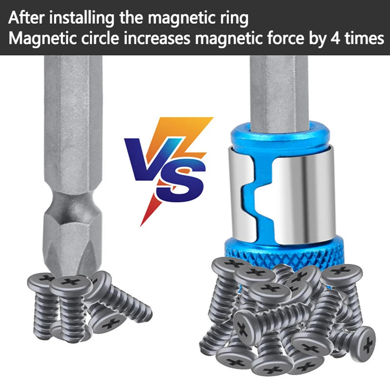 Screwdriver Bit Magnetic Ring Alloy Drill Magnetizer Collar