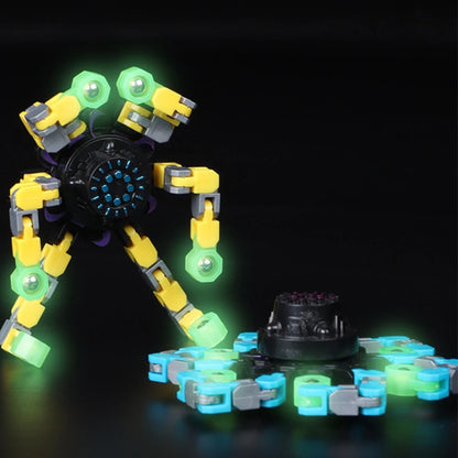 Deformable Fidget Spinner Chain Toy Robot Gyro
