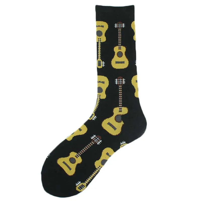 Novelty Dinosaur Crew Skateboard Socks Funny Men