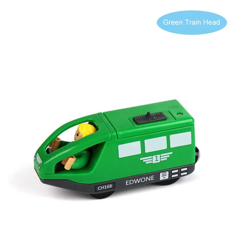 Electric Train Set Toy Engine Motorized Railway Car