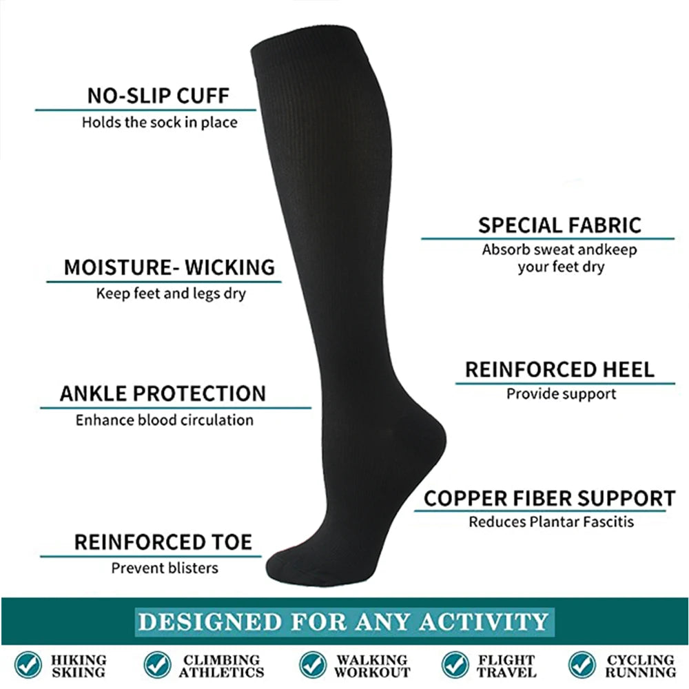 Varicose Veins Compression Socks Anti Fatigue Sports
